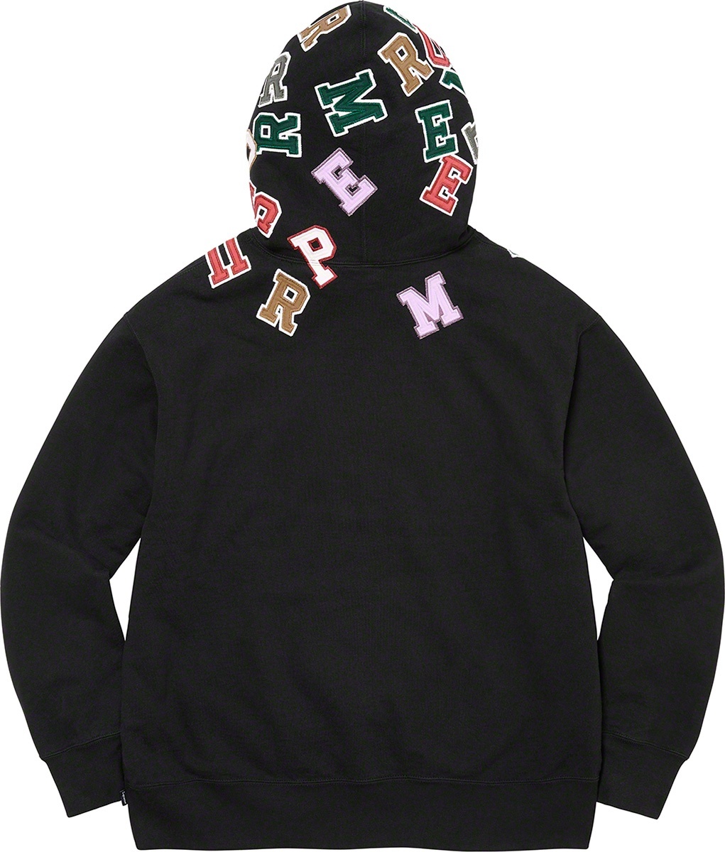 Scattered Appliqué Hooded Sweatshirt view 9